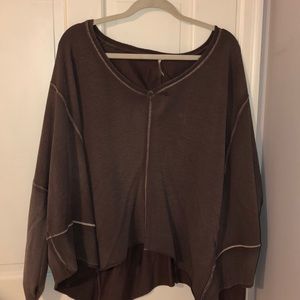 free people long sleeve top
